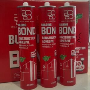 Liquid Nails Heavy-Duty 400ml Nail-Free Adhesive: Versatile, Waterproof Silicone Sealant for Wood, Metal, and Plastic Repairs