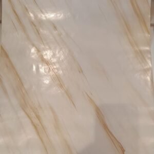 Falish Creamy Marble Veins Furniture Film Wallpaper for Cupboard Door, Almirah, Fridge, Tabletop, Wall, Floor DIY & Revouation Project:24×288 inch, Self Adhesive