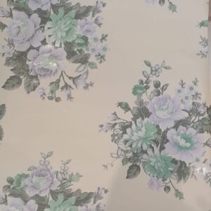 Falish Vintage Bloom Furniture Film Wallpaper for Cupboard Door, Almirah, Fridge, Tabletop, Wall, Floor DIY & Revouation Project:24×288 inch, Self Adhesive